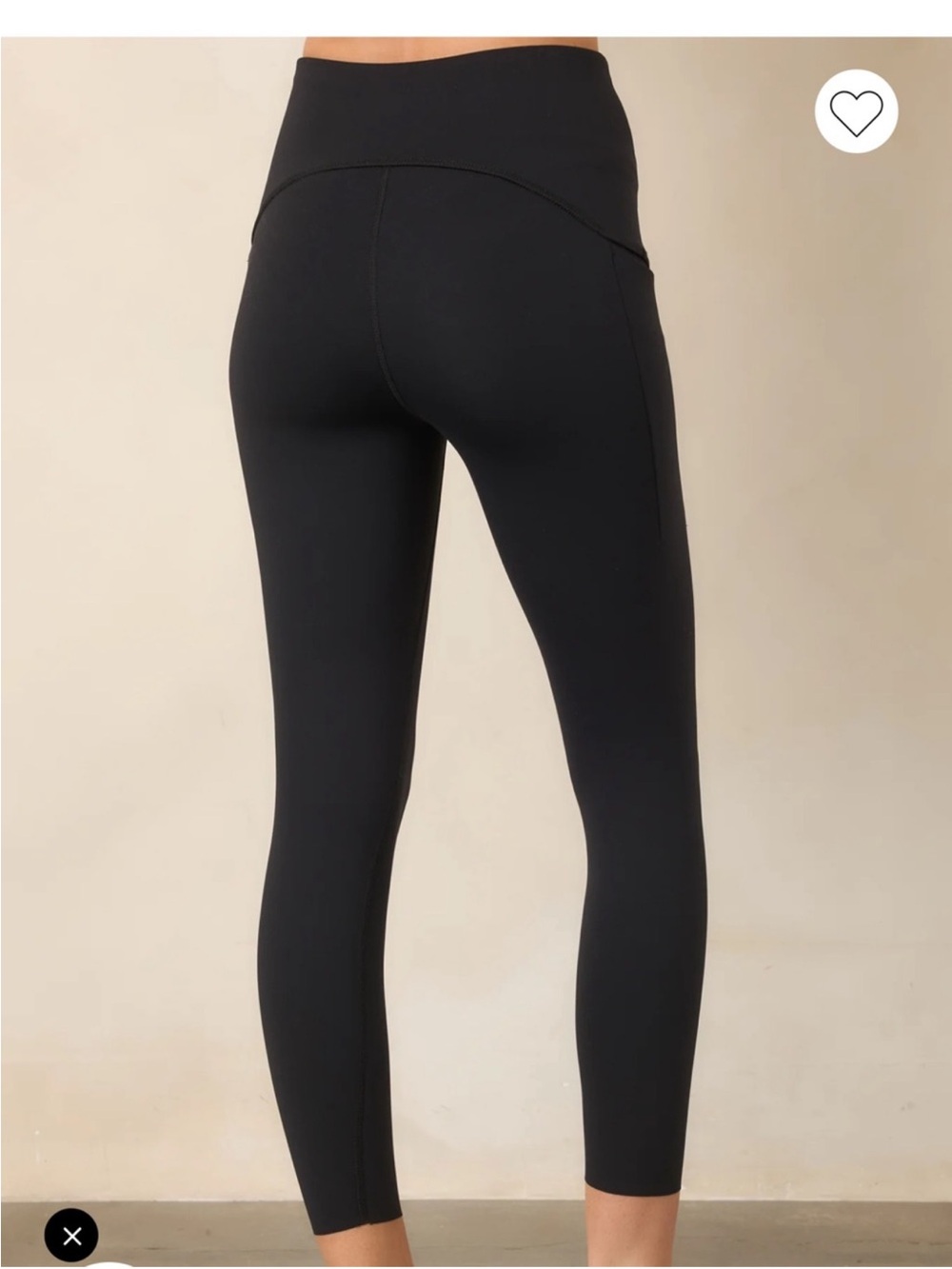 SPANX® BLACK BOOTY BOOST ACTIVE 7/8 LEGGINGS Medium NWT - Picture 2 of 7